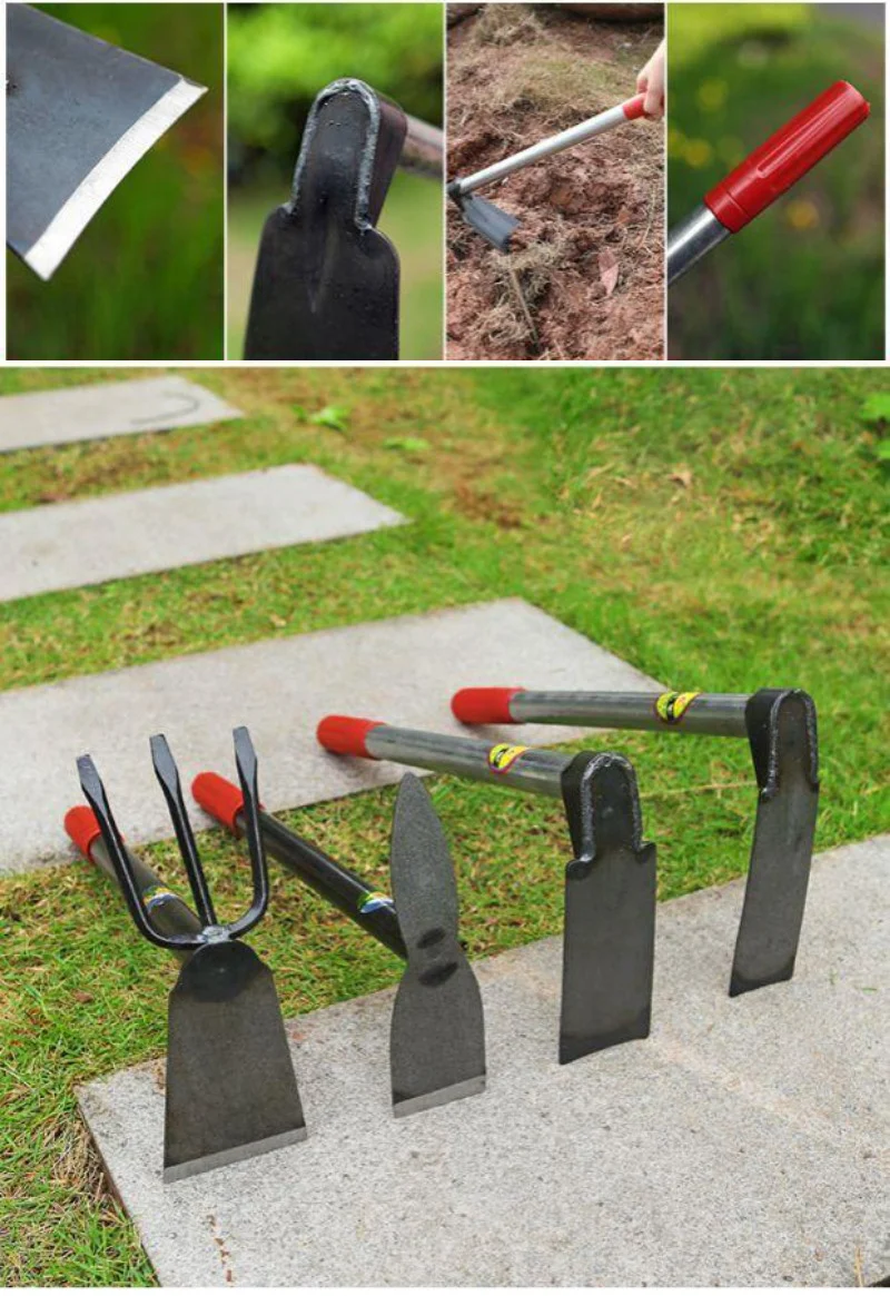 multifunctional steel garden hoe weeding and digging tool