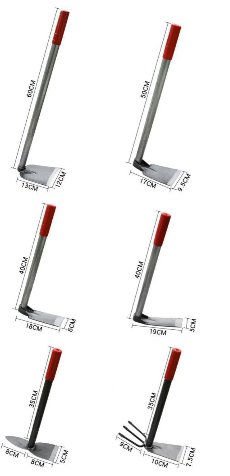 multifunctional steel garden hoe weeding and digging tool