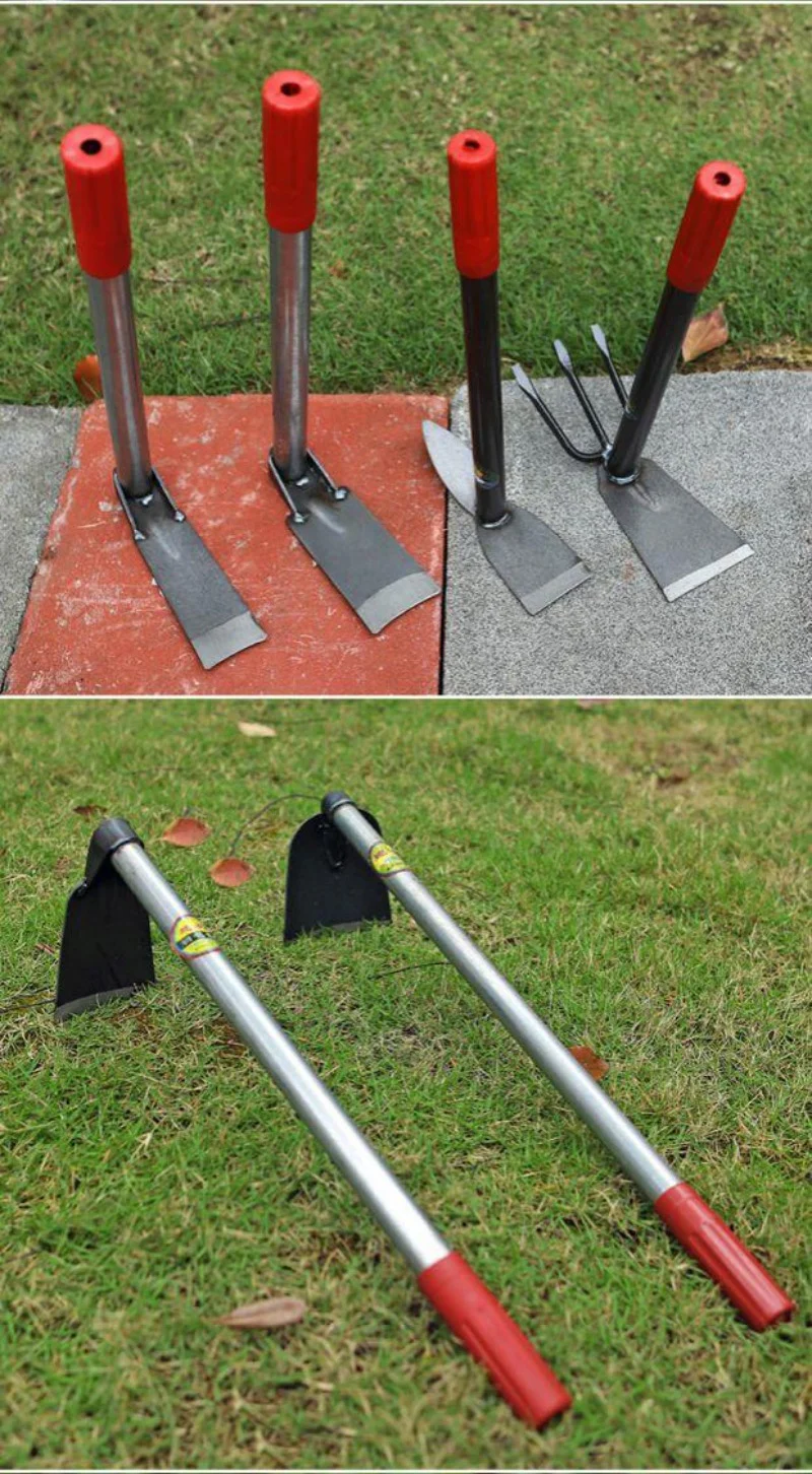 multifunctional steel garden hoe weeding and digging tool