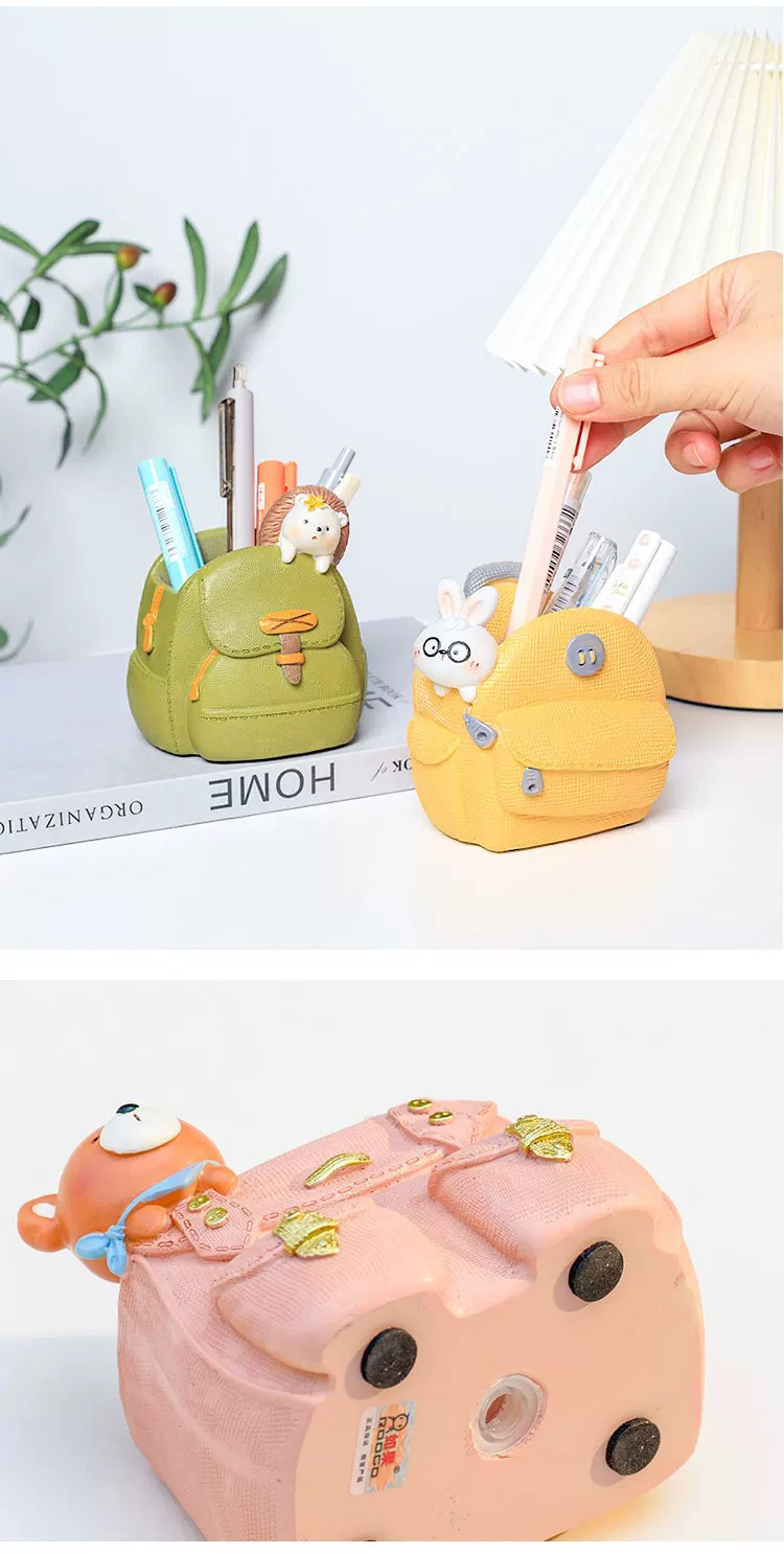 cute animal backpack succulent planters creative decorative resin pots