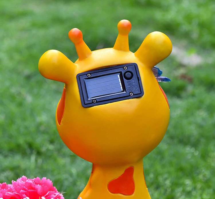 large cartoon giraffe planters outdoor garden decorations & yard ornaments