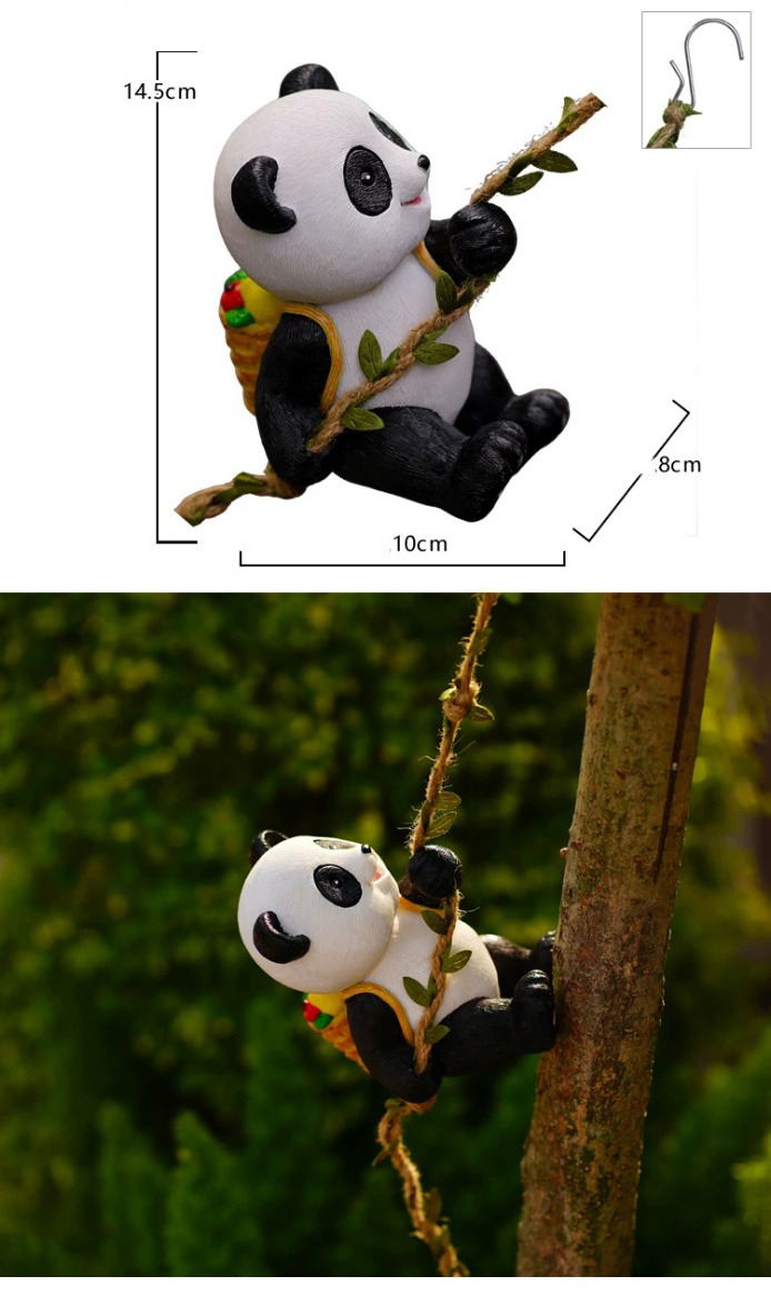 cute climbing squirrel garden statue outdoor wall art decor for patio