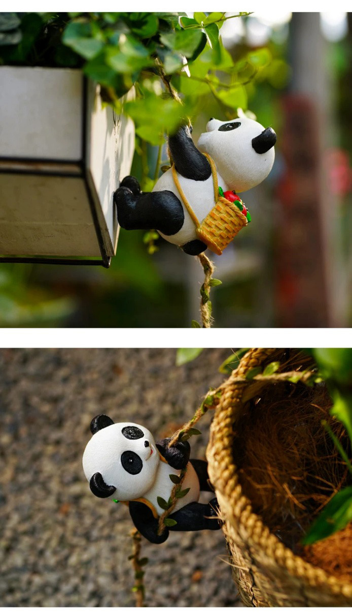 cute climbing squirrel garden statue outdoor wall art decor for patio