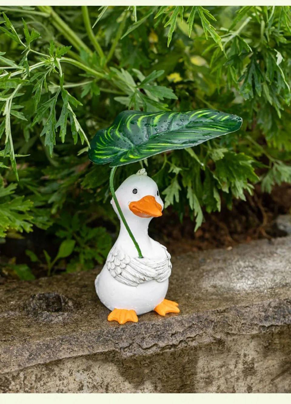 cute resin duck figurines: charming garden pond & fish tank decor