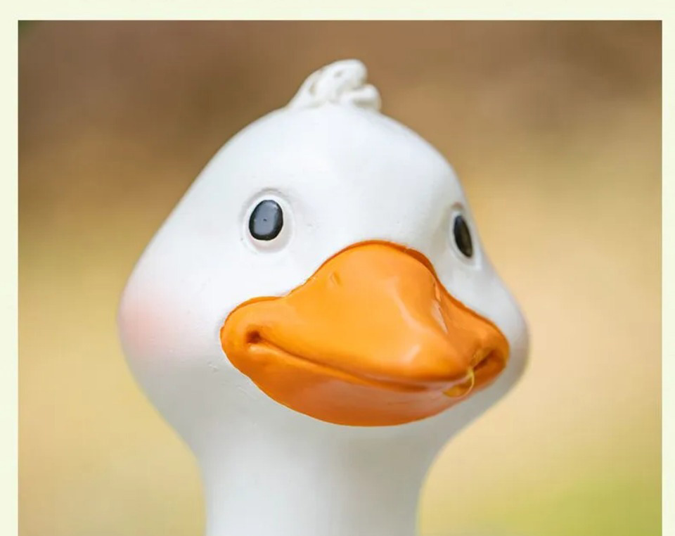 cute resin duck figurines: charming garden pond & fish tank decor
