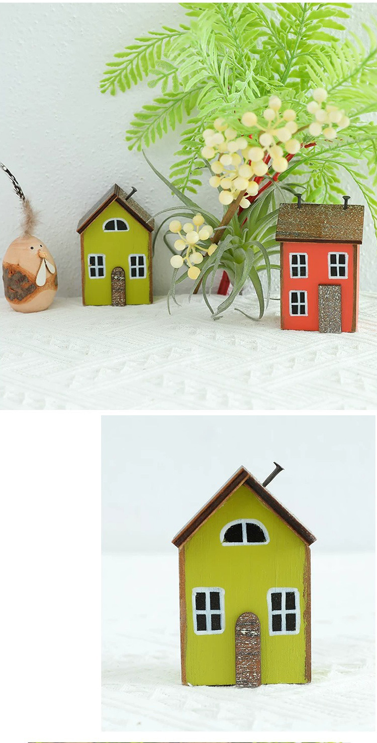 charming miniature wooden houses for diy fairy garden & desktop decor