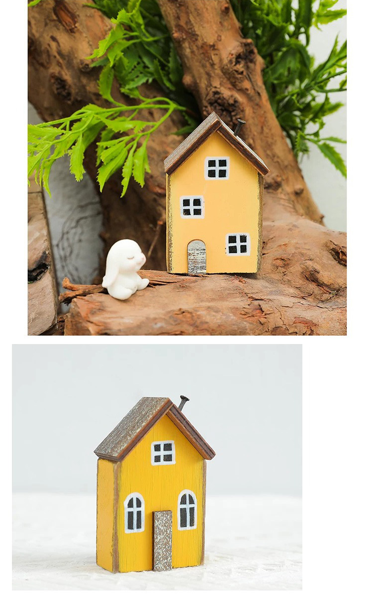 charming miniature wooden houses for diy fairy garden & desktop decor