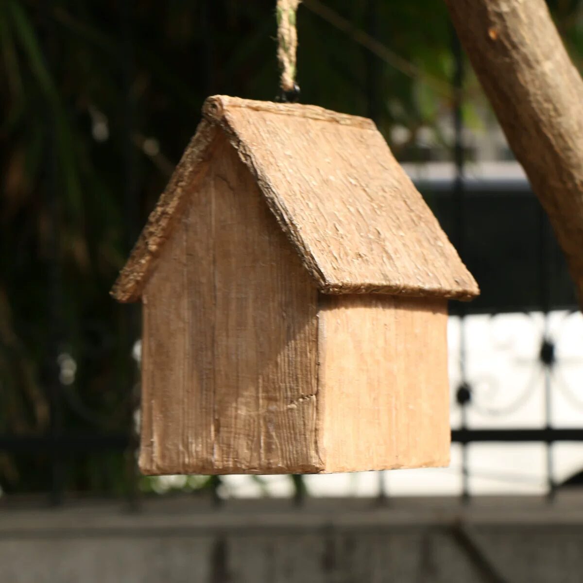 charming garden birdhouse ornaments for outdoor tree decoration
