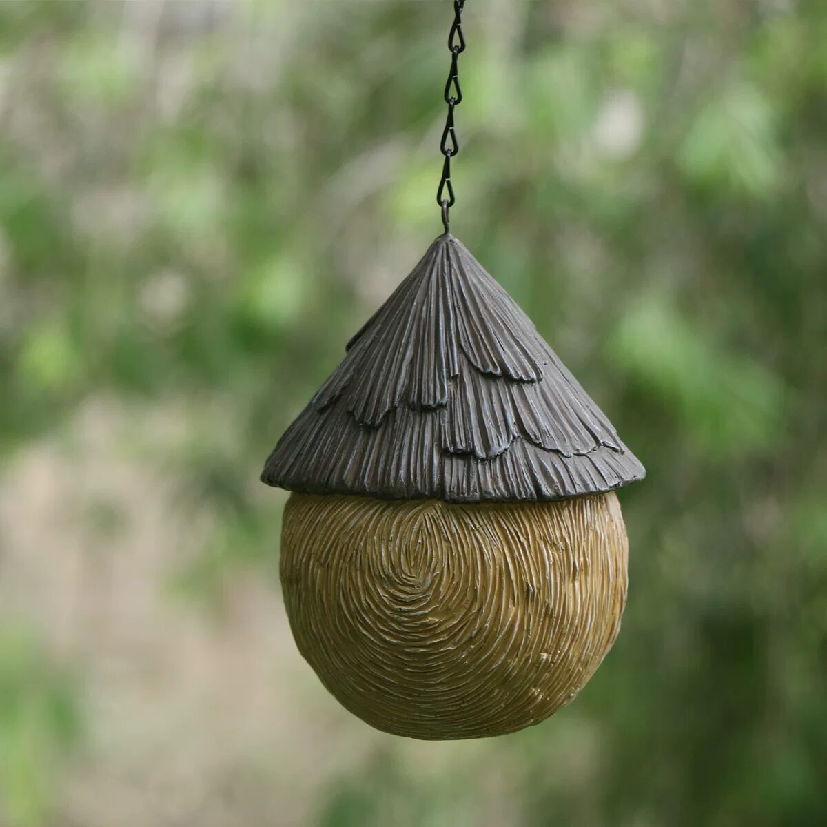 charming garden birdhouse ornaments for outdoor tree decoration