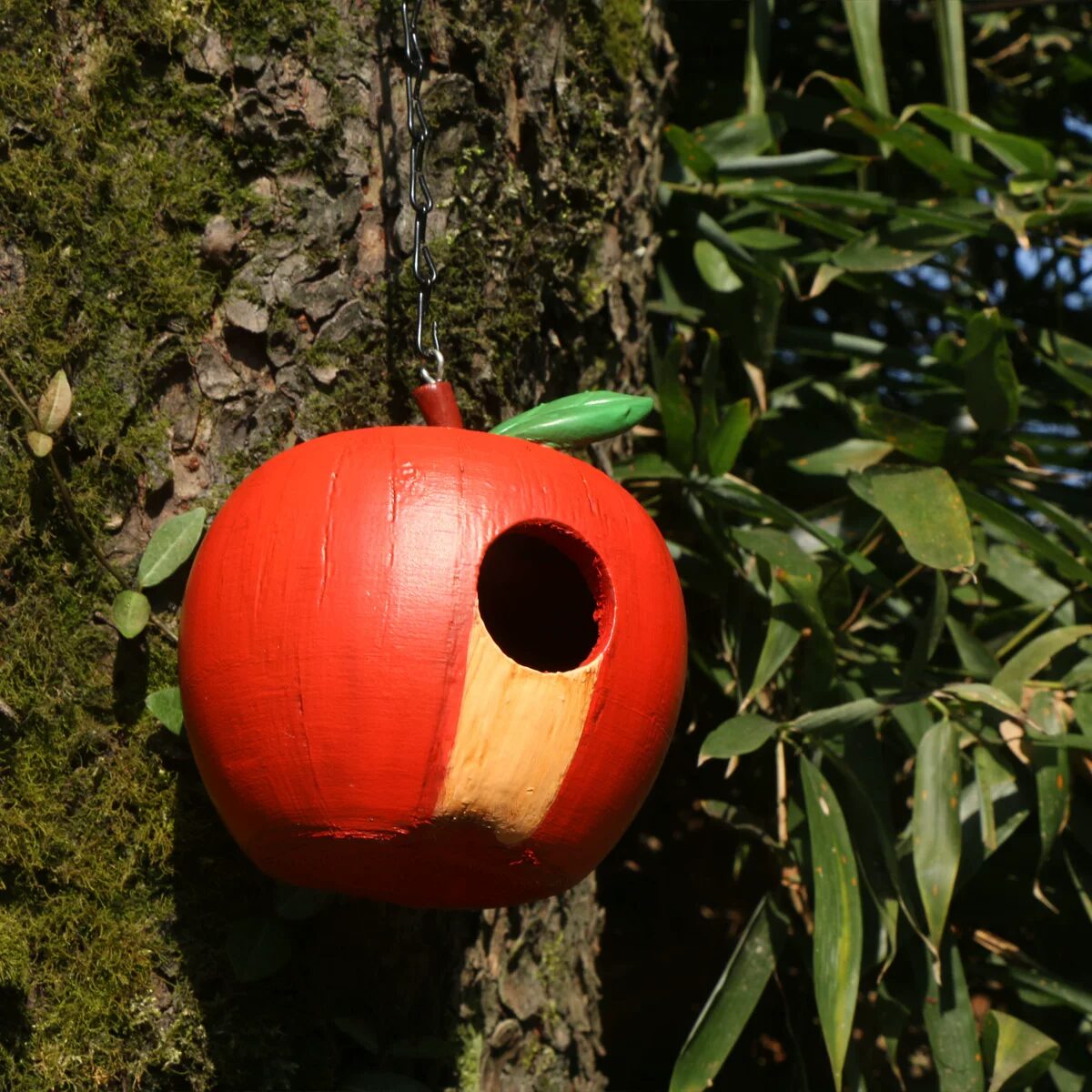 charming garden birdhouse ornaments for outdoor tree decoration