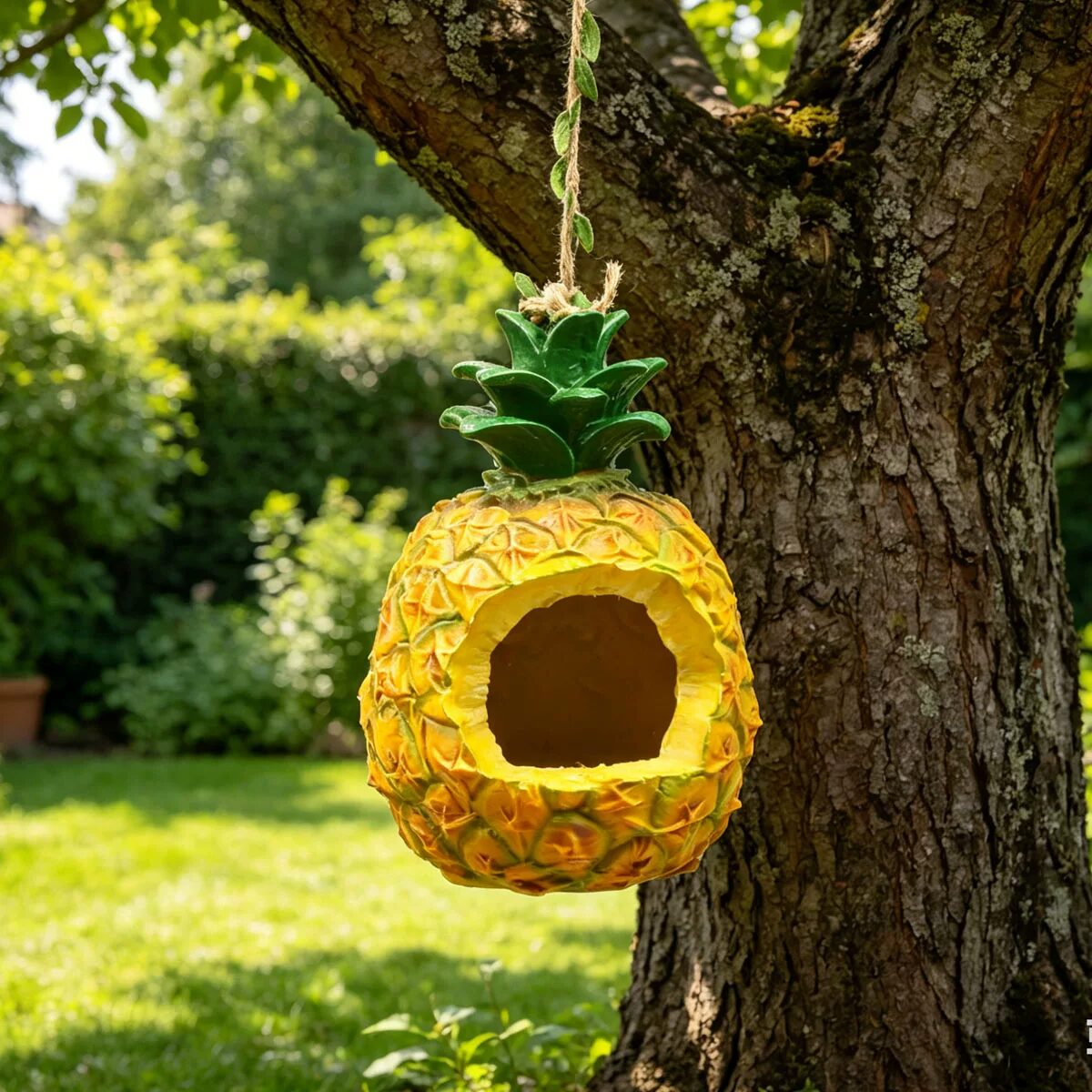 charming garden birdhouse ornaments for outdoor tree decoration