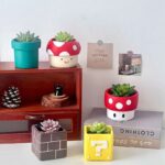 Cartoon Cement Succulent Planters Set for Balcony Decor