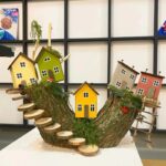 Miniature Wooden Houses for DIY Fairy Garden and Decor