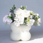 Nordic Minimalist Cloud Shaped Ceramic Planter for Modern