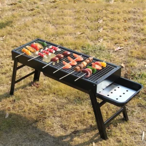 main portable folding charcoal grill 01