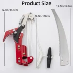 High Altitude Pole Pruner with Saw Blade and Pulley