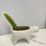SKU Ceramic Cat Planter 01 150x150