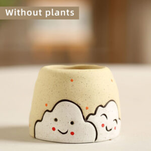 B-Lavender Round Cloud Pot
