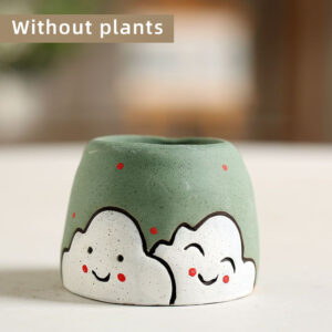 B-Peach Round Cloud Pot