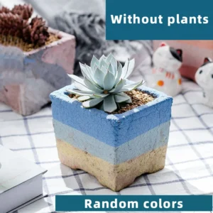 Wide Mixed Blue Stripe Random colors