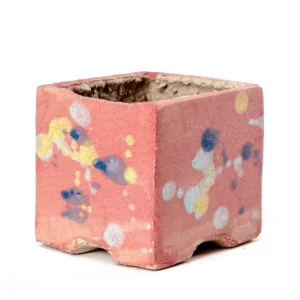 Square Pink Polka Dot