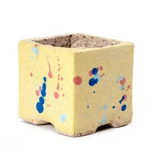Square Yellow Polka Dot