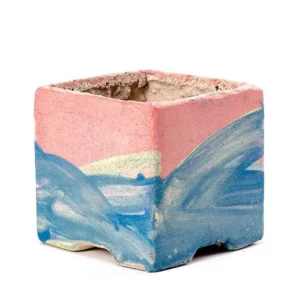 Square Pink Blue Block