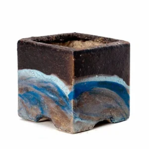 Square Black Cyan Block