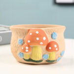 SKU Hand Painted Mushroom Pot 09 150x150