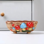 SKU Hand Painted Mushroom Pot 25 150x150
