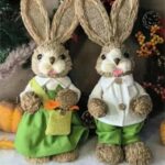 SKU Handwoven Straw Rabbit Decor 10 150x150