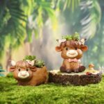 SKU Highland Cow Succulent Planter 08 150x150