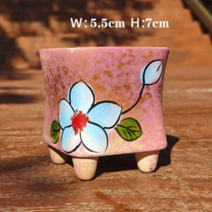 Pink Speckled Maifan Stone Pot