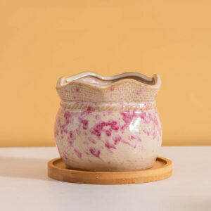 Money Bag Pot with Tray