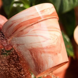 Elegant Macchiato Succulent Pot 5.1in