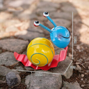 Yellow Shell Metal Snail