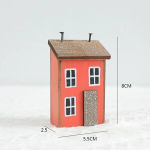 Red Wooden Cottage Decor