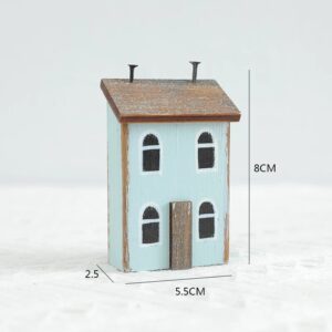 Light Blue Rustic House