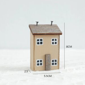 Beige Wooden Fairy Cottage