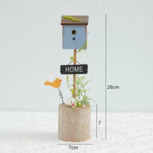 6-Piece Assorted Wooden Houses
