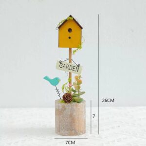Pink Birdhouse Miniature Home