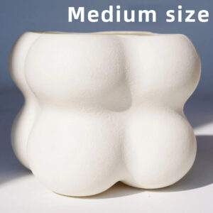 Medium White Cloud Planter 4.3in