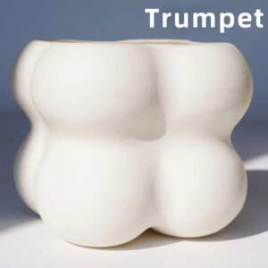 Small White Cloud Planter 3.1in