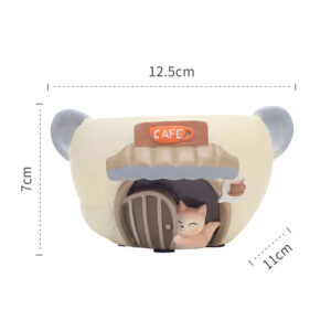 Fox Cafe Resin Planter