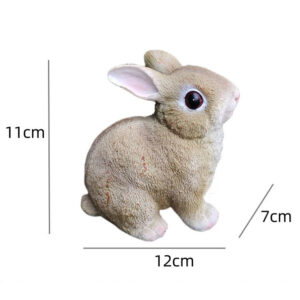 Tan Rabbit Figurine 4.3in
