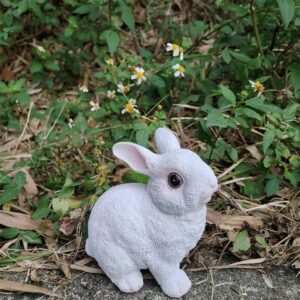 White Rabbit Figurine 4.3in