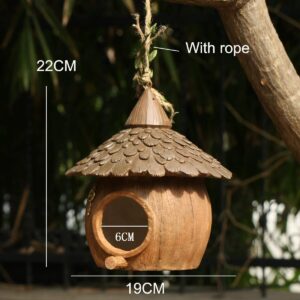 Rustic Coconut Birdhouse