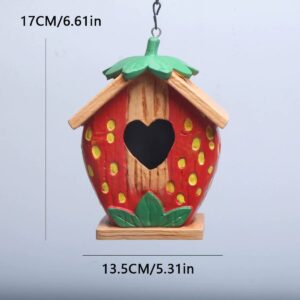 Strawberry Shaped Birdhouse