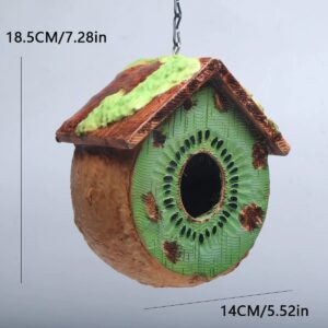 Kiwi Fruit Shaped Birdhouse
