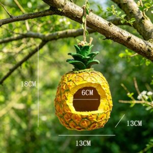 Yellow Pineapple Birdhouse